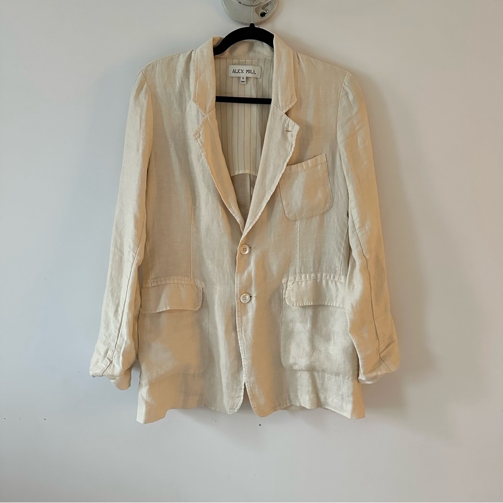 Alex Mill Linen Blazer S